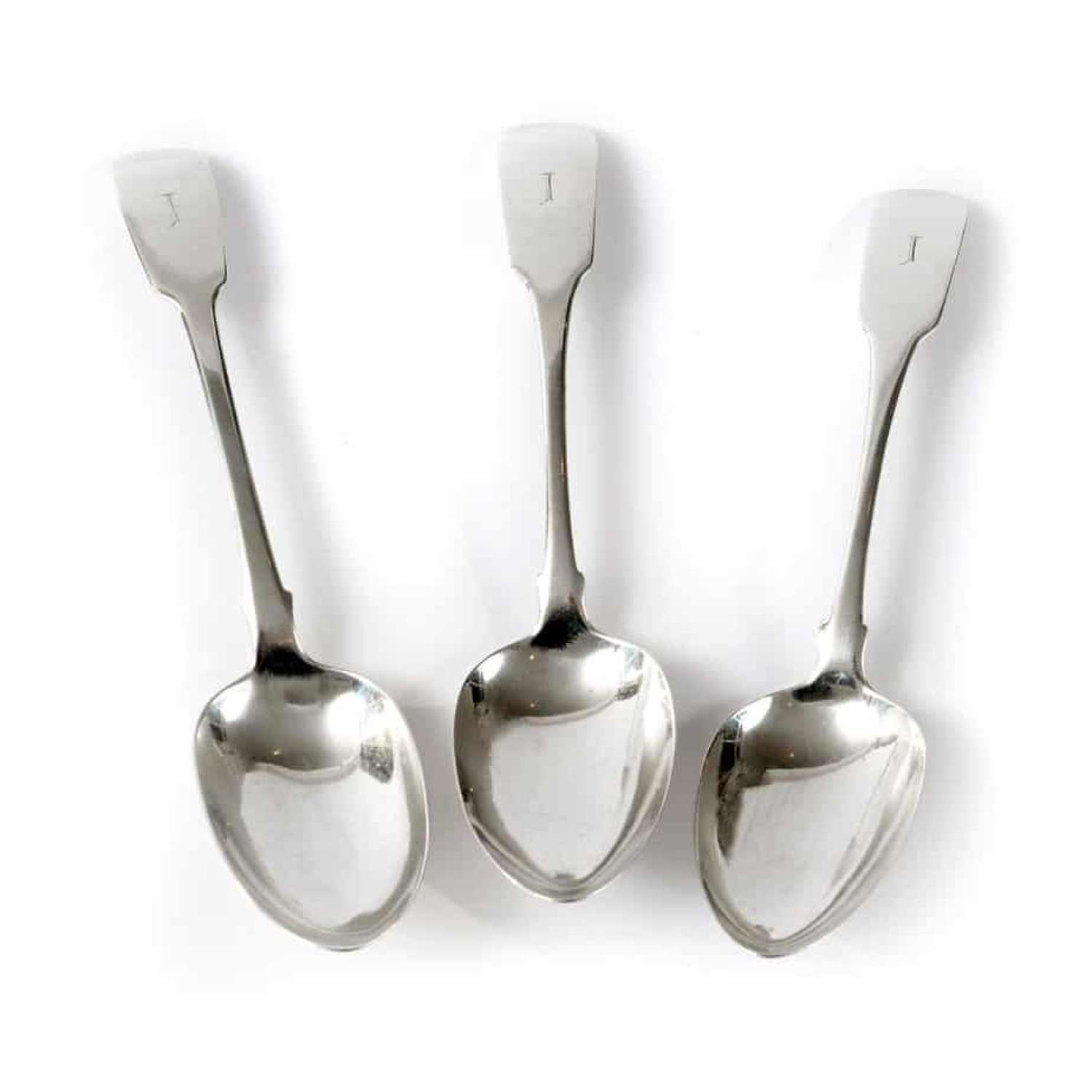 3 Irish silver spoons - by Richard Whitford & Philip Weekes