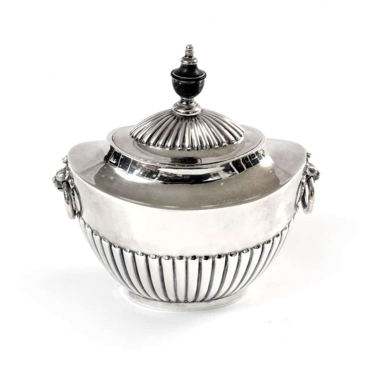Silver plated sugar pot - by Goldsmiths and Silversmiths Company