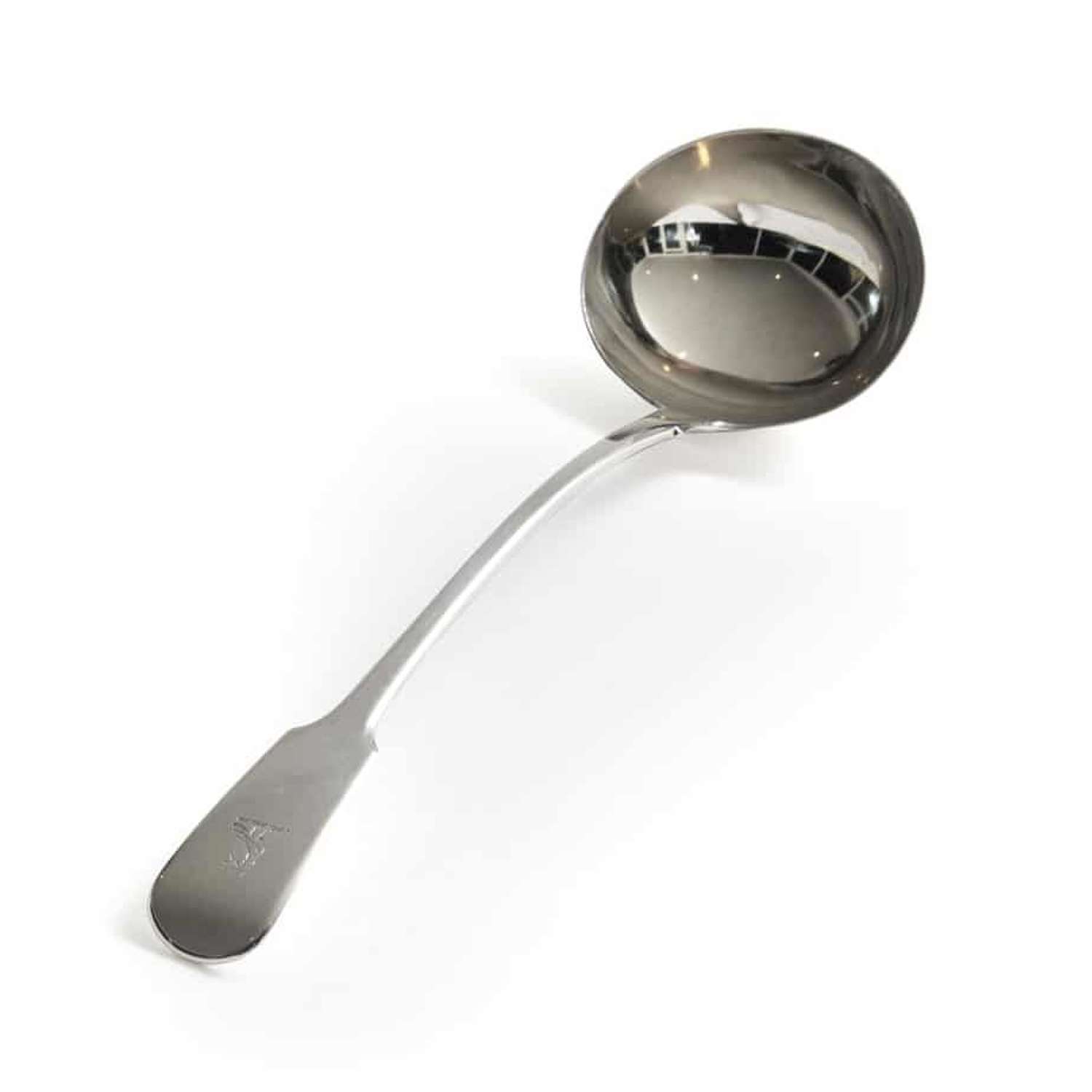 Victorian silver soup ladle - by Samuel Hayne and Dudley Cater