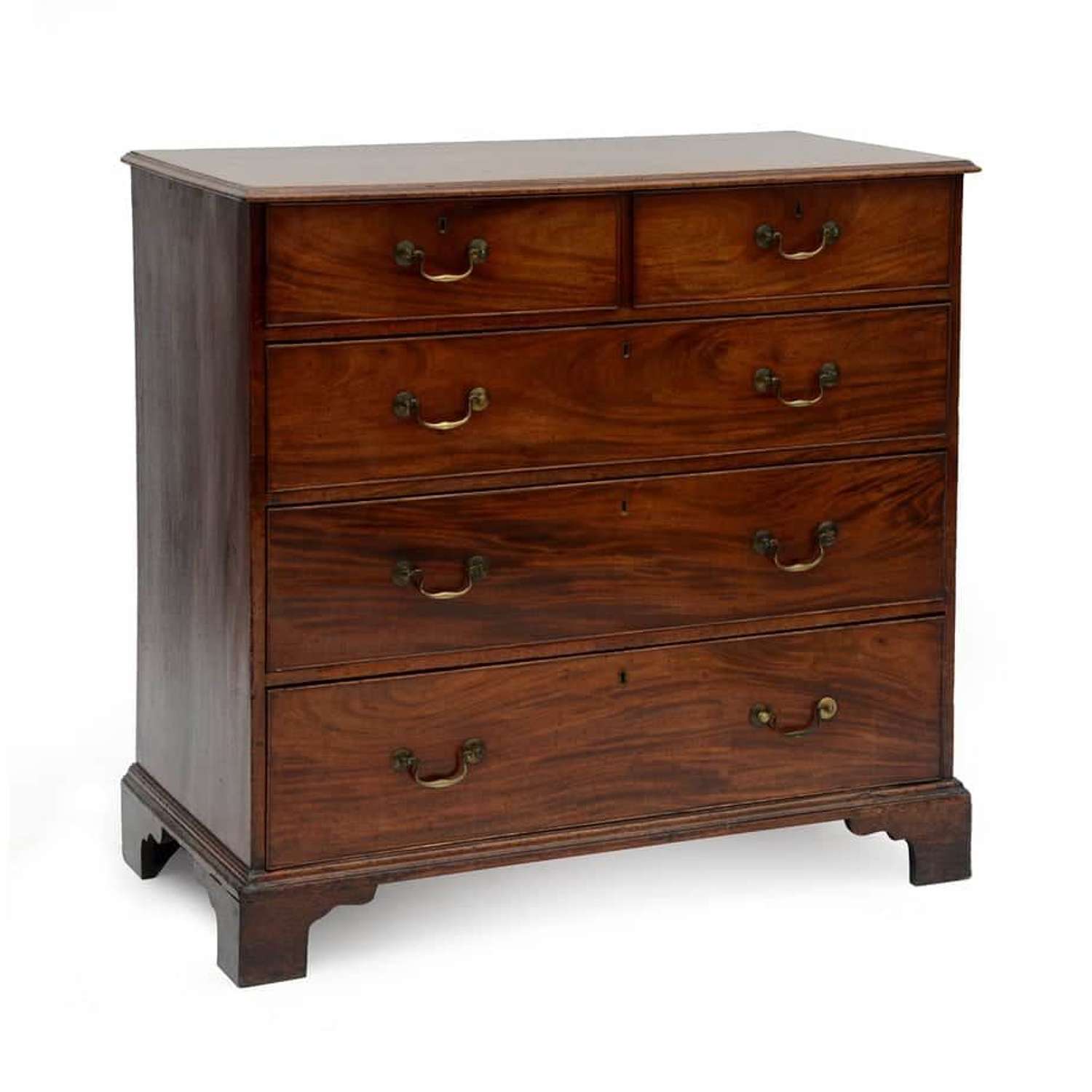 Georgian cuban mahogany chest of drawers