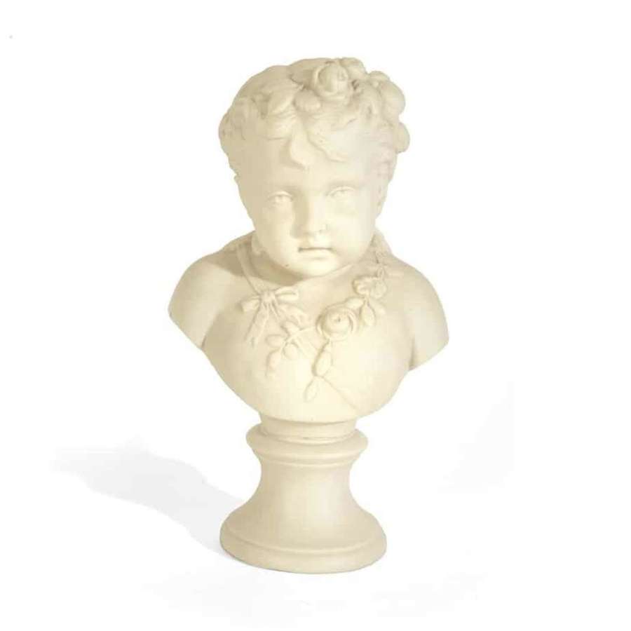 The Personification of Spring - Parian Ware bust