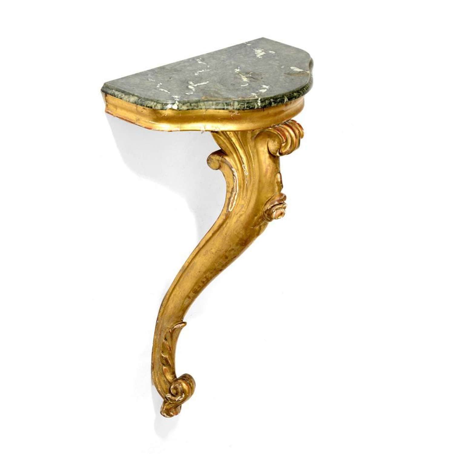 19th Century giltwood and marble pier table 