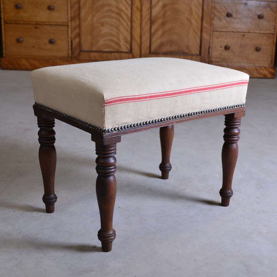 Regency mahogany stool