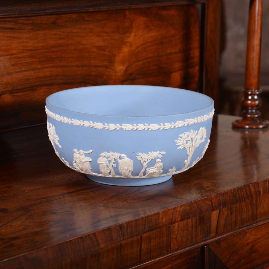 Wedgwood blue Jasperware bowl