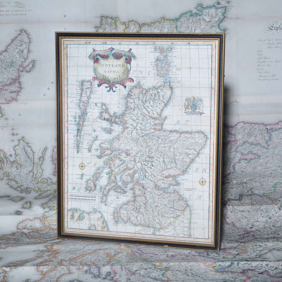Map of Scotland by Robert Morden