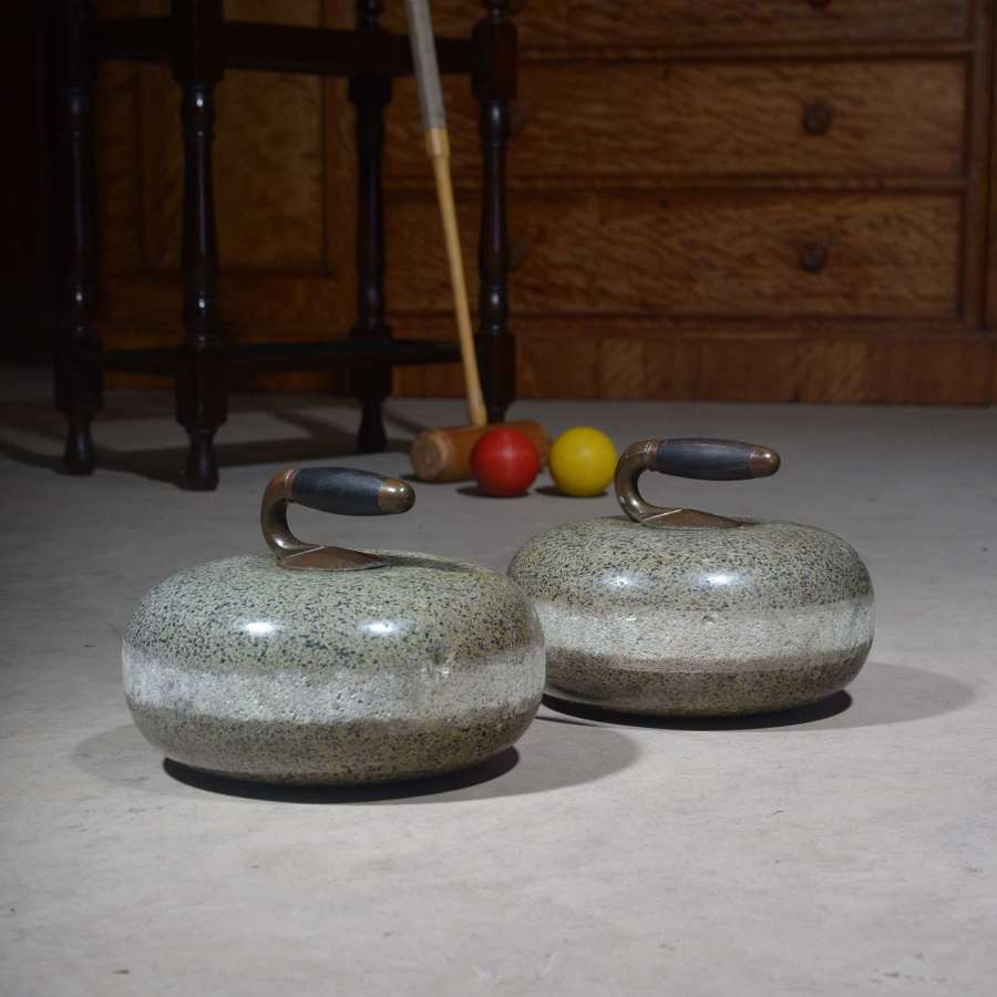 Scottish Pair of Curling Stones