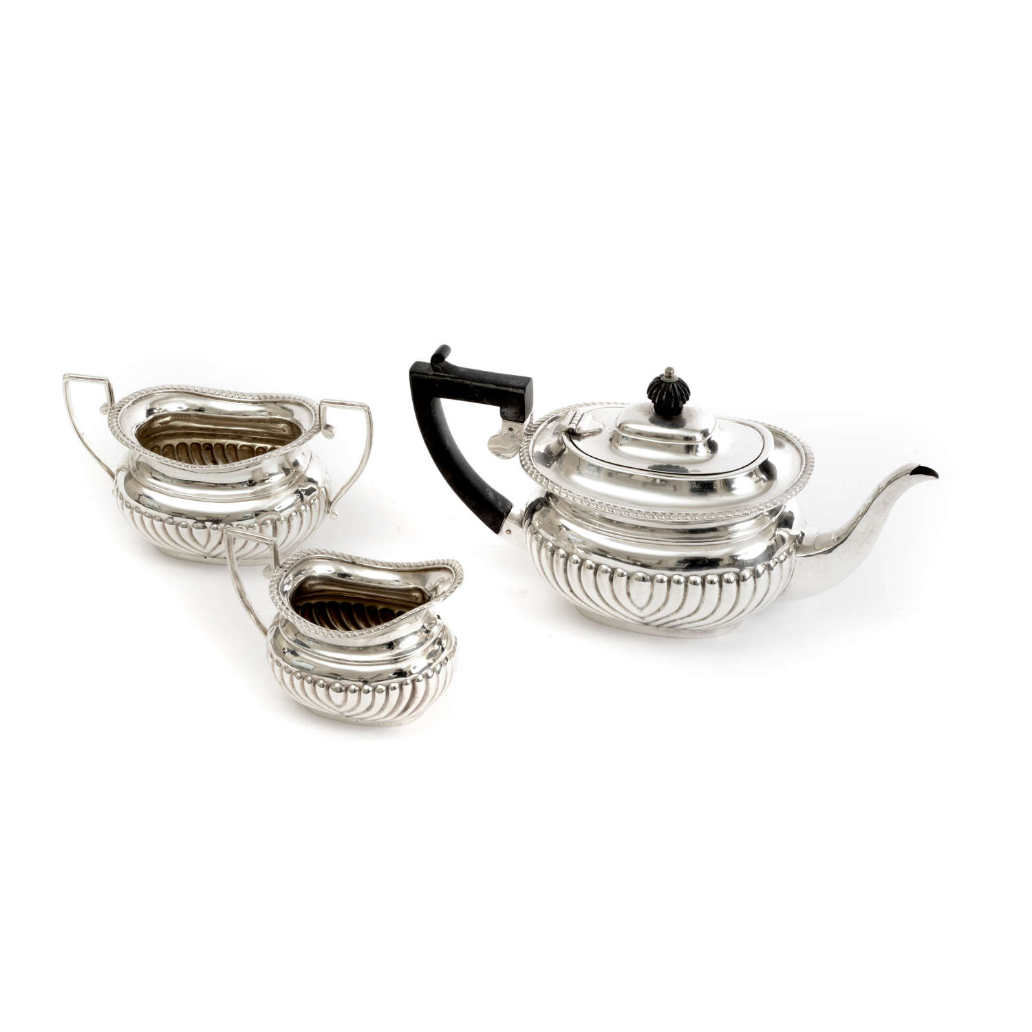 A Silver 3 Piece “Batchelor’s” Tea Service