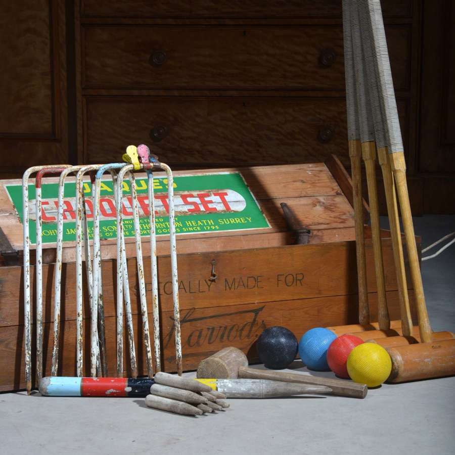 Croquet Set By Jacques, Retailed By Harrods