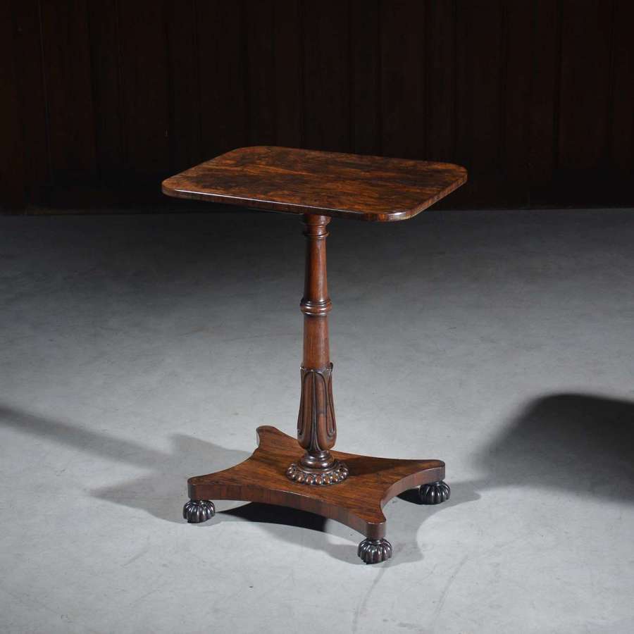 William IV Gillows Rosewood Occasional Table