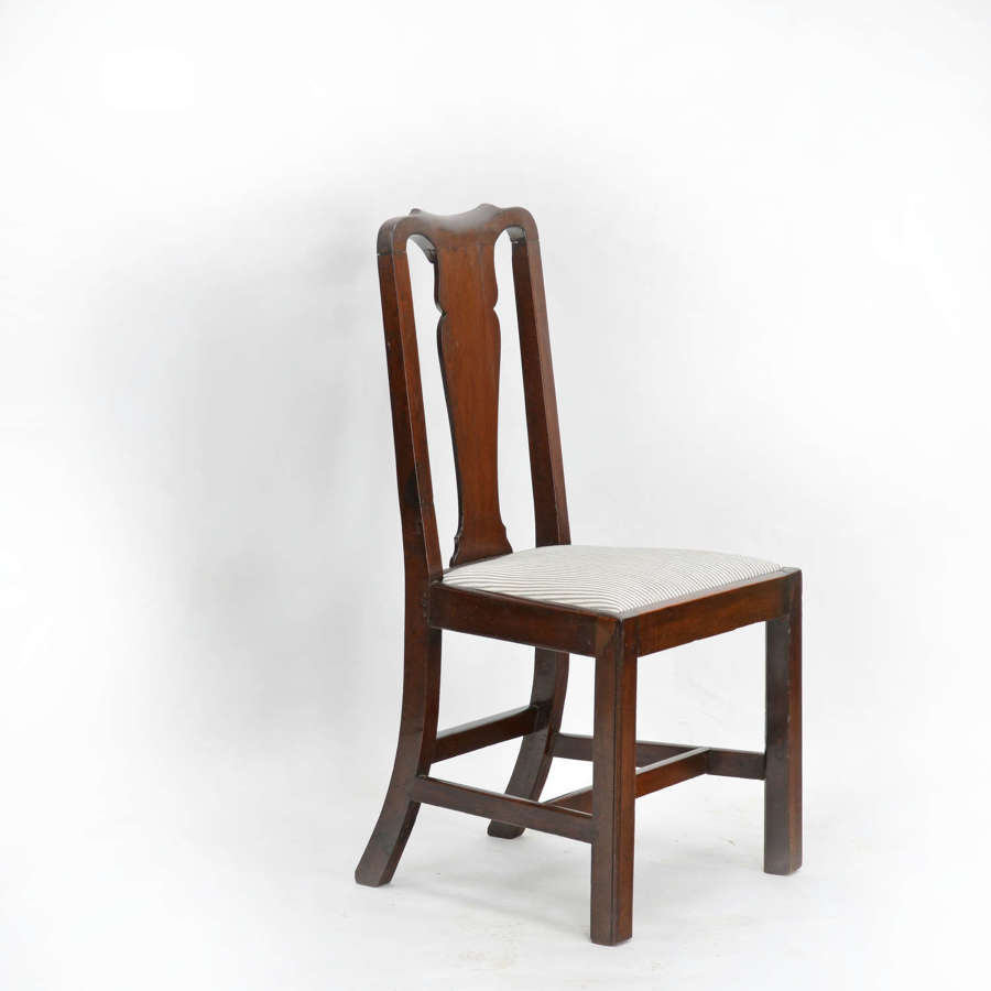 George II walnut side chair